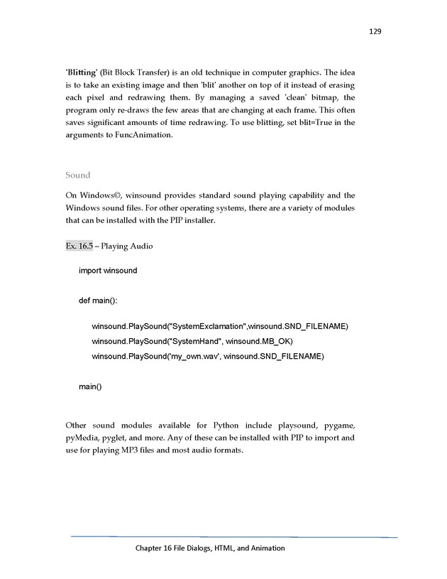 Python Programming: Basics to Advanced Concepts Advanced Programming Workshop - Page 129